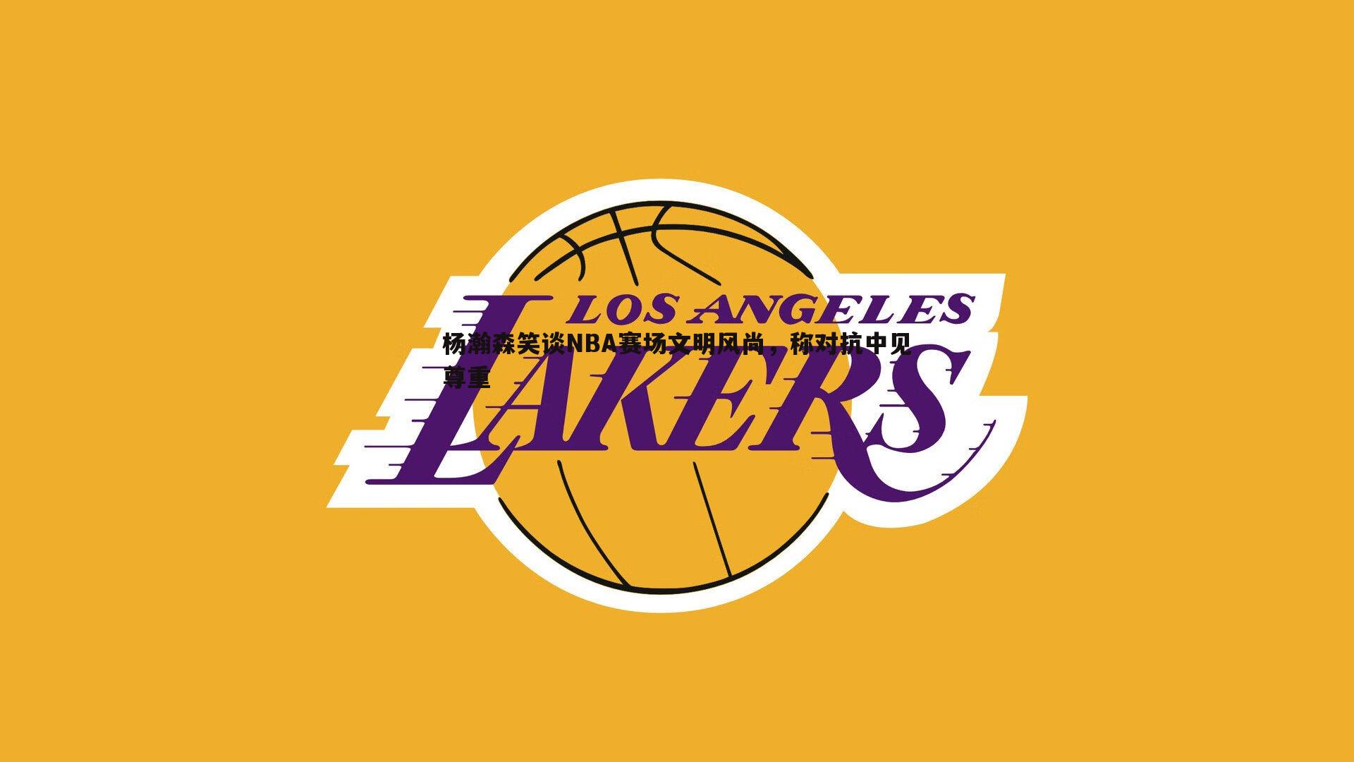 杨瀚森笑谈NBA赛场文明风尚，称对抗中见尊重